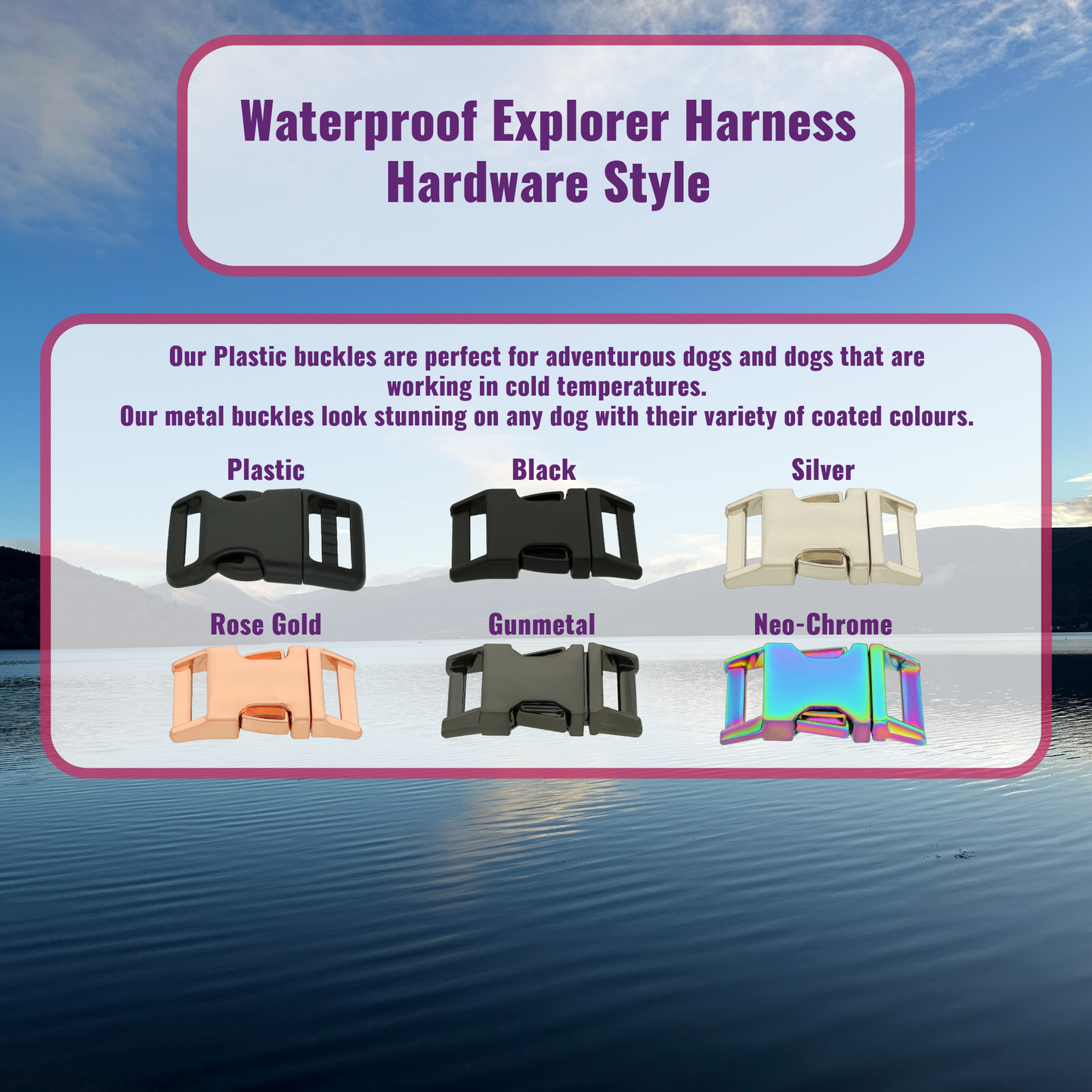 Waterproof Explorer Dog Harness - Adjustable