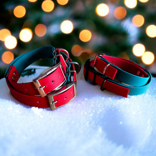 Christmas Waterproof Dog Collar